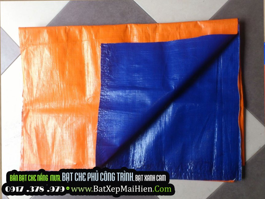 Bạt Xanh Cam Chính Hãng, Bạt Che Phủ Công Trình, Bạt Che Phủ Công Ty