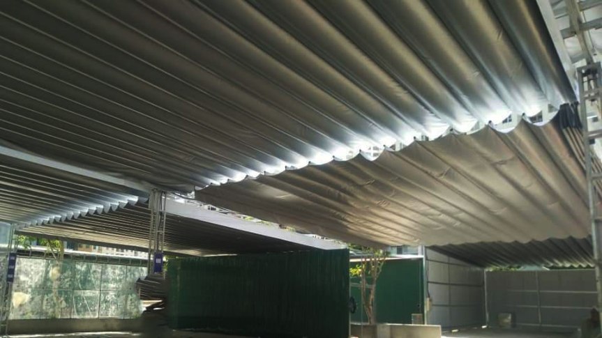 Bạt che nắng mưa tự cuốn giá bao nhiêu | Mái hiên giá rẻ