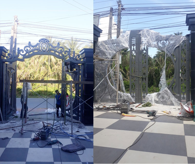 Top 40 mẫu cửa cổng sắt CNC mỹ thuật đẹp mới nhất hiện nay