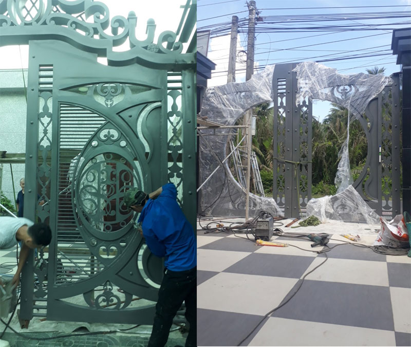 Top 40 mẫu cửa cổng sắt CNC mỹ thuật đẹp mới nhất hiện nay