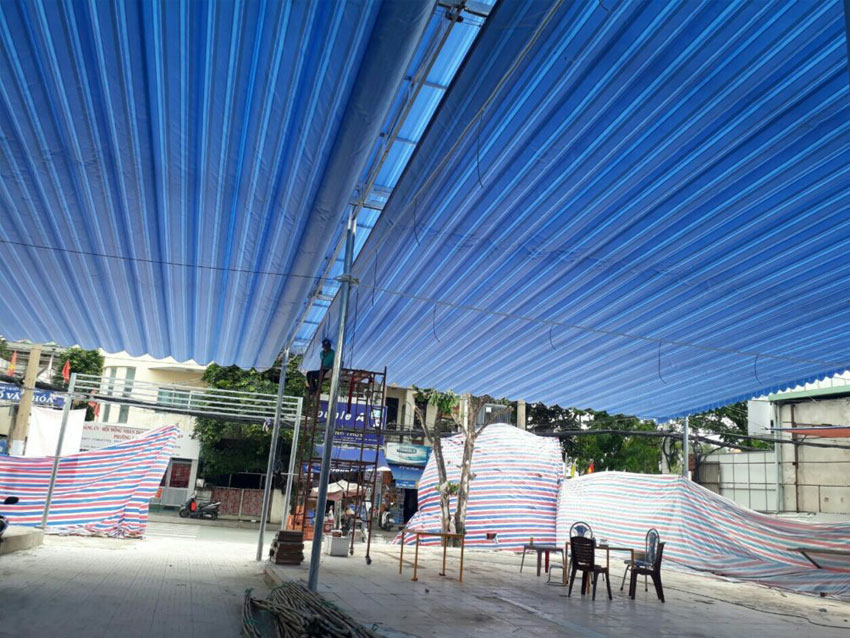 Cung Cấp Bạt Xếp Mái Hiên, Lắp Đặt Mái Hiên Mái Che Giá Rẻ Biên Hòa Bình Dương TPHCM