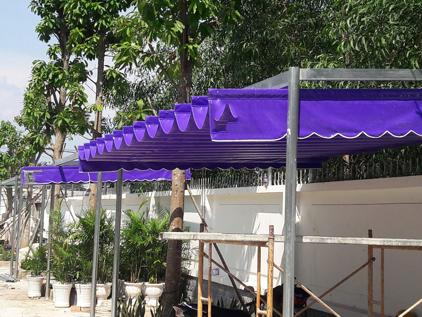 Cung Cấp Bạt Xếp Mái Hiên, Lắp Đặt Mái Hiên Mái Che Giá Rẻ Biên Hòa Bình Dương TPHCM
