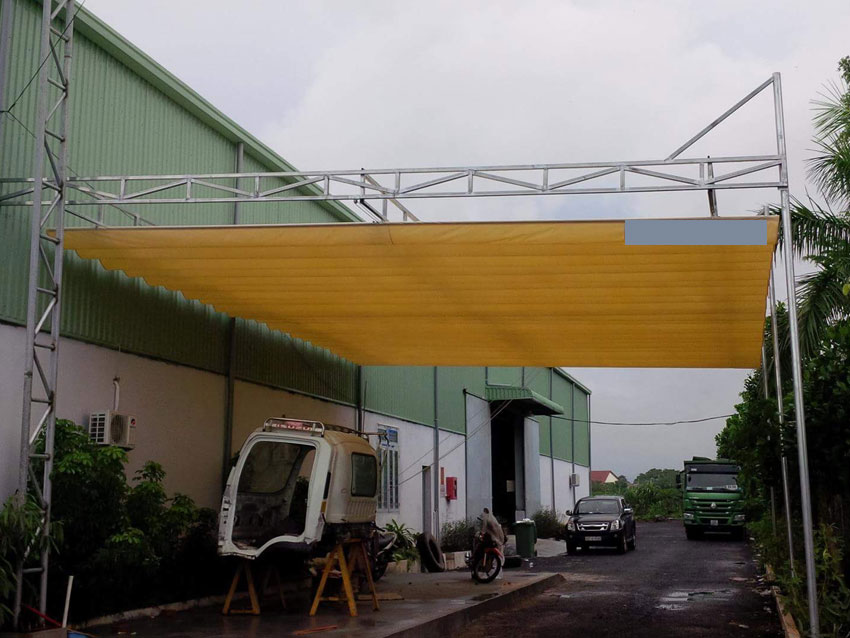 Cung Cấp Bạt Xếp Mái Hiên, Lắp Đặt Mái Hiên Mái Che Giá Rẻ Biên Hòa Bình Dương TPHCM