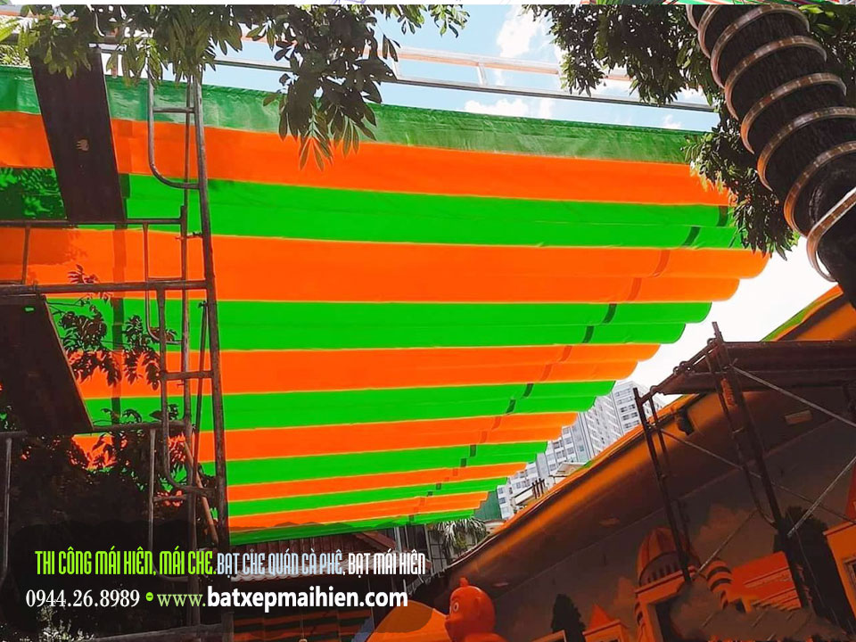 Mái Hiên Di Động Quán Cafe Cà Phê , Thi Công Lắp Đặt Báo Giá
