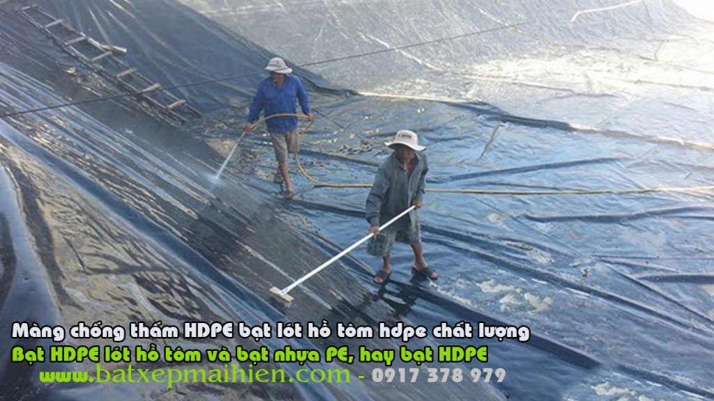 Bạt Nhựa HDPE Lót Ao Hồ Nuôi Tôm Cá, Bảng Giá Bạt Phủ Lót Ao Hồ Nuôi Thủy Sản, Bạt HPDE