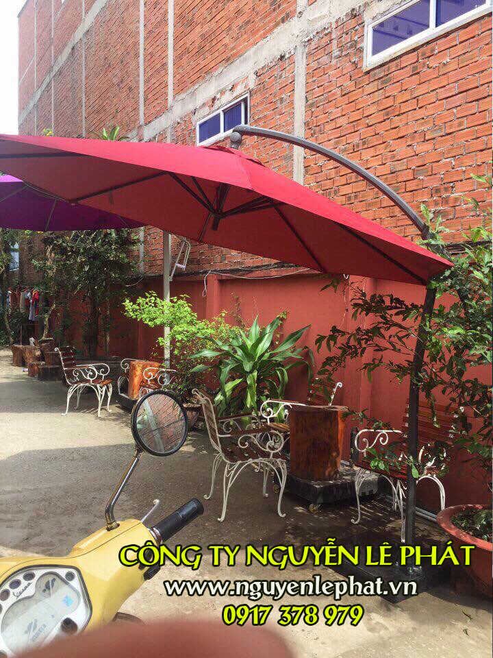 Vải Bạt Dù Che Nắng Ngoài Trời Giá Rẻ, Dù Che Lệch Tâm Đồng Tâm Tròn Vuông