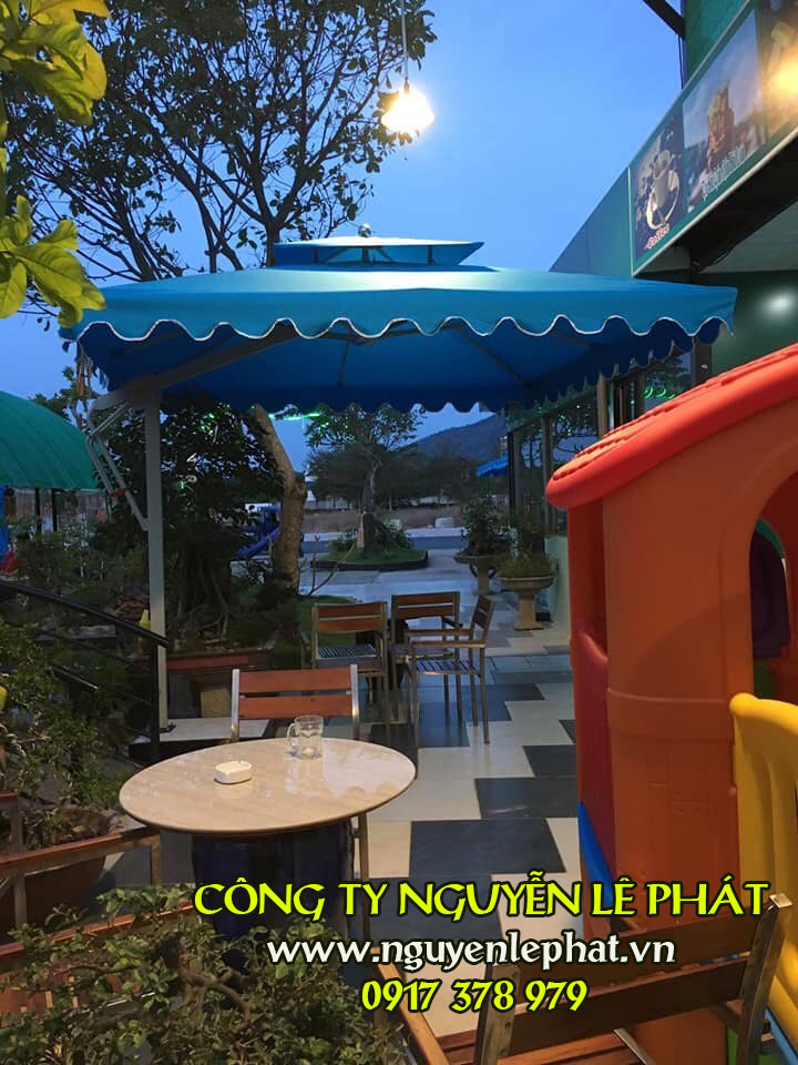 Vải Bạt Dù Che Nắng Ngoài Trời Giá Rẻ, Dù Che Lệch Tâm Đồng Tâm Tròn Vuông