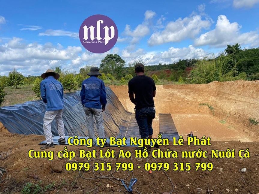 Bạt Lót Ao Nuôi Tôm Cá, Bạt nhựa PE HDPE Lót Hồ Nuôi cá&nbsp;Tôm